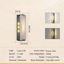 Ljojo Marble Headboard Wall Lamp - Chinese Style, American Minimalist, Retro design