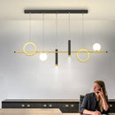 Ljojo LED Chandelier with Spotlights - Luxury Cluster Pendant Light for Dining Room & Kitchen Island