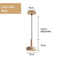 Yellow Travertine Stone Pendant Light LED Hanging Lamp for Kitchen Island by Ljojo