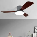 Ljojo 52" DC Wood Ceiling Fan w/ 35W LED Light & Remote Control