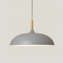 Ljojo Minimalist Modern Pendant Light Wood Aluminum Shade Office Restaurant Decor 110V 220V