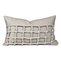 Ljojo Minimalist Woven Leather Cushion & Pillow Set