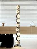 Ljojo Minimalist Metal Floor Lamp in Silver/Gold for Stylish Foyer Lighting