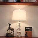 Crystal Glass Ball Table Lamp Modern Bubble Light Reading Bedroom Art - Ljojo