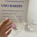 Ljojo 3D Pink Glass Rose Wine Glasses Set - Lovely Household Gift
