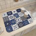Ethnic Printed Coffee Draining Mat by Ljojo: Super Absorbent & Quick Drying Rug