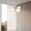 Modern LED Bubble Glass Ceiling Chandelier by Ljojo for Home Decoration and Living Spaces