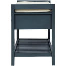 Ljojo™ Shoe Bench with Cushioned Seat, 2 Drawers, Slatted Shelf