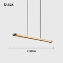 Minimalist Design LED Chandelier: Straight Strip High-End Pendant Light by Ljojo