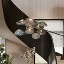 Luxury Glass Hanging Chandeliers Cloud Pendant Light for Bedroom Living Room Ljojo
