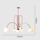 Ljojo Magic Beans Glass Chandelier - LED Pendant Light for Home Décor