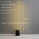 LED Floor Lamp Black Aluminum Modern Rectangular Bedroom Living Room Lighting Ljojo