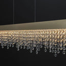 Nordic Luxury Crystal Gold Black Chandelier | Modern LED Dining Room Light by Ljojo