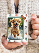 Ljojo 3D Custom Dog Portrait Mug - Perfect Gift for Dog Moms