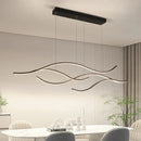 LED Ceiling Chandelier: Minimalist Kitchen Dining Room Pendant Light by Ljojo