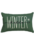 Ljojo Merry Christmas Tree Green Pillowcase - Holiday Decorative Lumbar Pillow