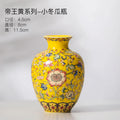 Ljojo™ Chinese Style Enamel Ceramic Vases Creative Home Office Decor