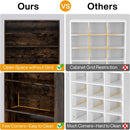 Ljojo™ 9-Tier Wood Shoe Storage Cabinet for 40-45 Pairs, 70.8'' Tall with Open Shelves
