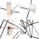 Ljojo Luxury LED Iron Wire Chandelier for Living & Dining Room