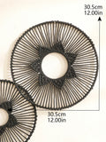 Ljojo™ Macrame Round Wall Hanging Decor - Boho Aesthetic Room Ornament & Gift