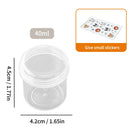 Ljojo Transparent Sealed Pill Box | Travel Pill Organizer Box | Dustproof Tablet Bottles