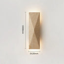 Ljojo Medieval Style Yellow Stone Wall Lamp for High-End Studio Atmosphere