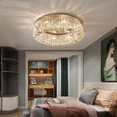 Ljojo Luxury Crystal Ceiling Chandelier LED Pendant Light for Home Decor