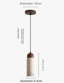 Bedside Pendant Light: Wabi Sabi Yellow Stone Sofa Lighting Fixture by Ljojo