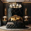 Ljojo Luxe Gold LED Pendant Chandelier for Home Decor Lighting
