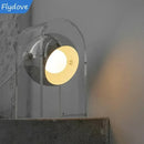 Ljojo LED Glass Desk Light: Minimalist Art Style for Bedroom, Living Room & Bedside