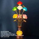 Ljojo LED Lotus Table Lamp: Illuminating Buddha's Presence in Worship Settings