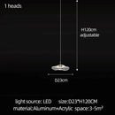 LED Lotus Leaf Design Staircase Chandelier - Modern, Long, Villa - Ljojo