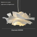 Ljojo Modern Acrylic Flower Chandelier LED Pendant Lamp for Dining Room Bedroom - Creative Indoor Lighting