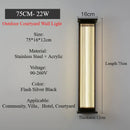 Outdoor Modern Wall Light LED - Waterproof IP65 Lighting Fixture for Artistic Decor Garden by Ljojo