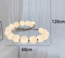 Modern Round Glass LED Pendant Lights Luxury for Living Room Bedroom | Ljojo