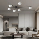 Italian Minimalist Glass Decorative Ceiling Light Ljojo Creamy Pebble Modern Bedroom Hardware Lamp