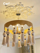 French Rope Pendant Light for Homestay Style Dining Room - Ljojo