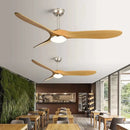Ljojo Modern 42 Inch Ceiling Fan with Remote Control and LED Light - Pure Copper Motor
