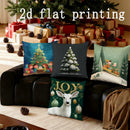 Christmas-themed Joyful Designs Cushion Covers for Sofa, Bedroom & Car by Ljojo
