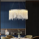 Ljojo Luxury Tassel Chandelier Pendant Lamp for Bedroom - Art Ceiling Hanging Light
