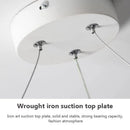 Ljojo LED Strip Pendant Light: Modern Minimalist Home Decor Fixture.