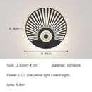 Ljojo Modern Led Wall Light Nordic Creative Color Living Room Iron Wall Lamp