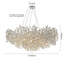 Crystal Chandelier Branch Restaurant High-End French Hall Lights by Ljojo