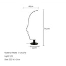 Ljojo LED Floor Lamp Adjustable Modern Stylish Lighting for Living Room Bedroom Study