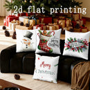 Christmas-themed Decorative Pillow Covers by Ljojo - Perfect for Sofa, Bedroom, Car