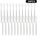 Ljojo Mirror Gold Stainless Steel Dinner Knives Set for Home & Restaurant