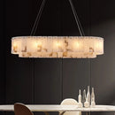 New Marble Pattern LED Chandelier Modern Suspension Lighting for Living Room by Ljojo