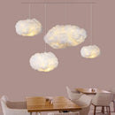 Modern Cloud LED Pendant Light for Living Room Dining Bedroom by Ljojo