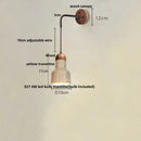 Ljojo LED Wall Lamp Pull Chain Switch Nordic Modern Stair Light