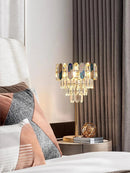 Crystal Bar Table Lamp Luxury Dimmable Desk Light for Home Office Hotel - Ljojo